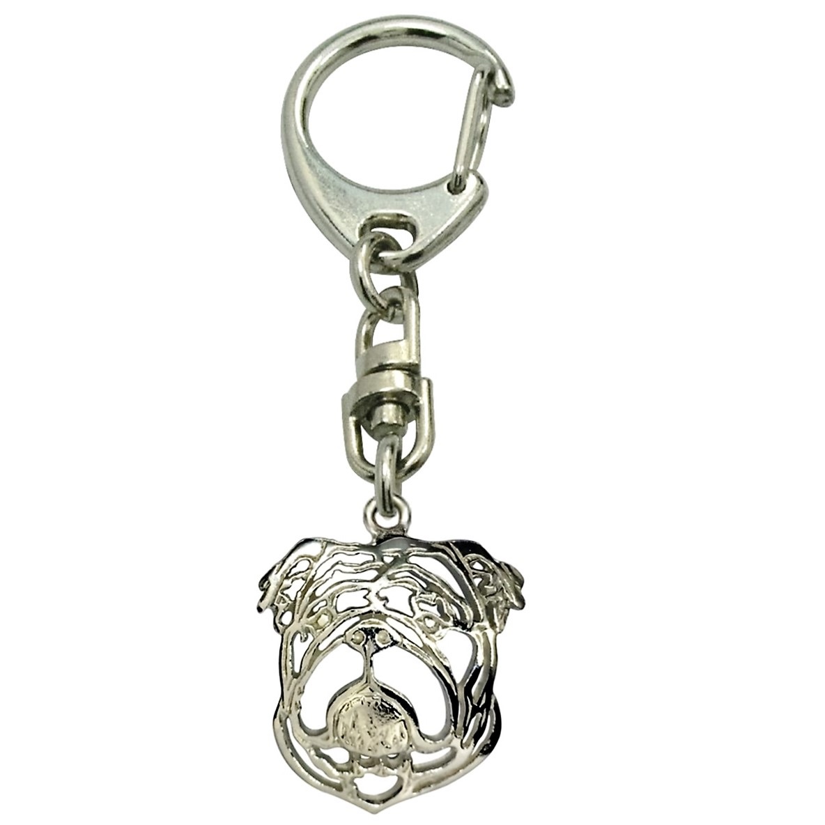 English on sale bulldog keychain