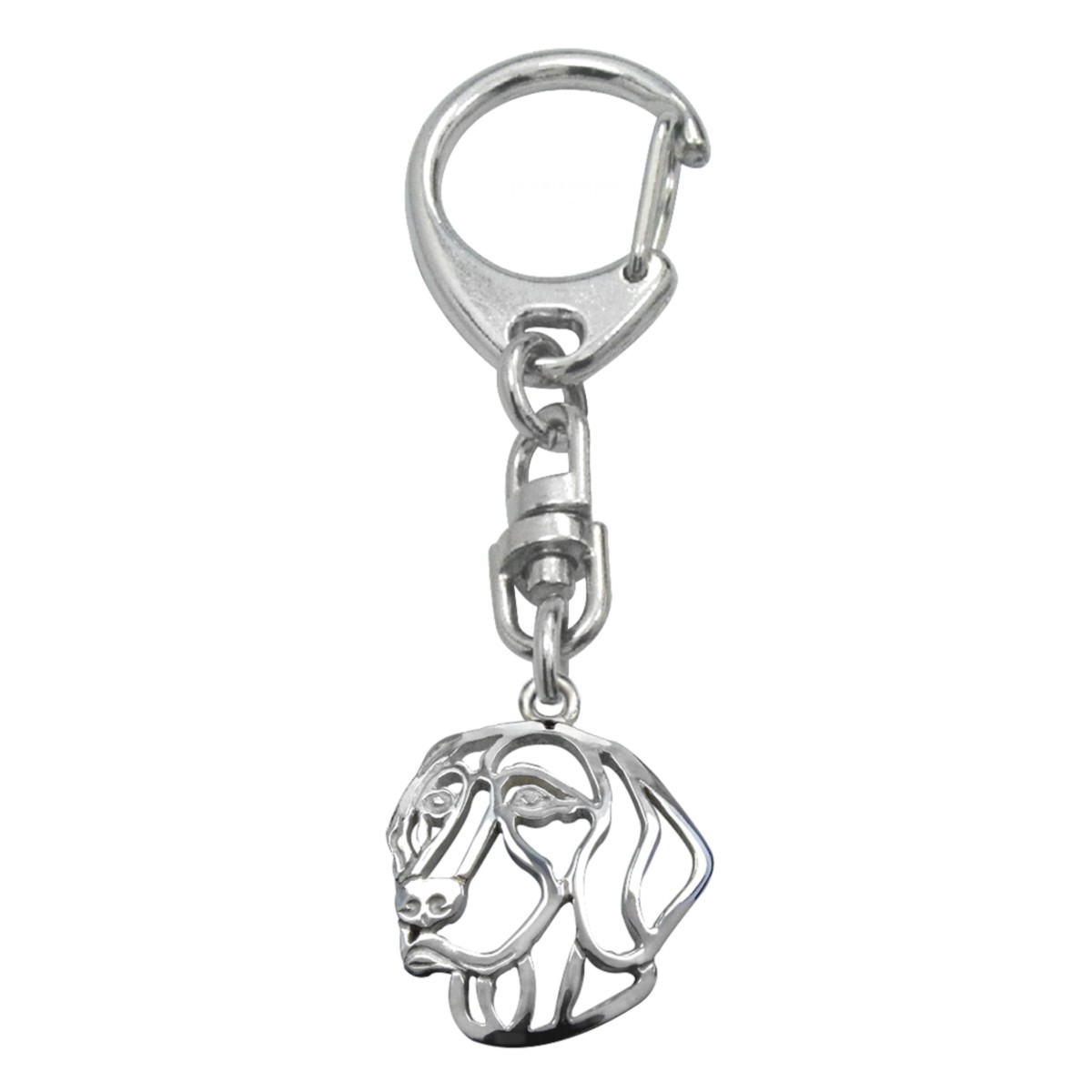 Weimaraner – keyring - Silver Paws